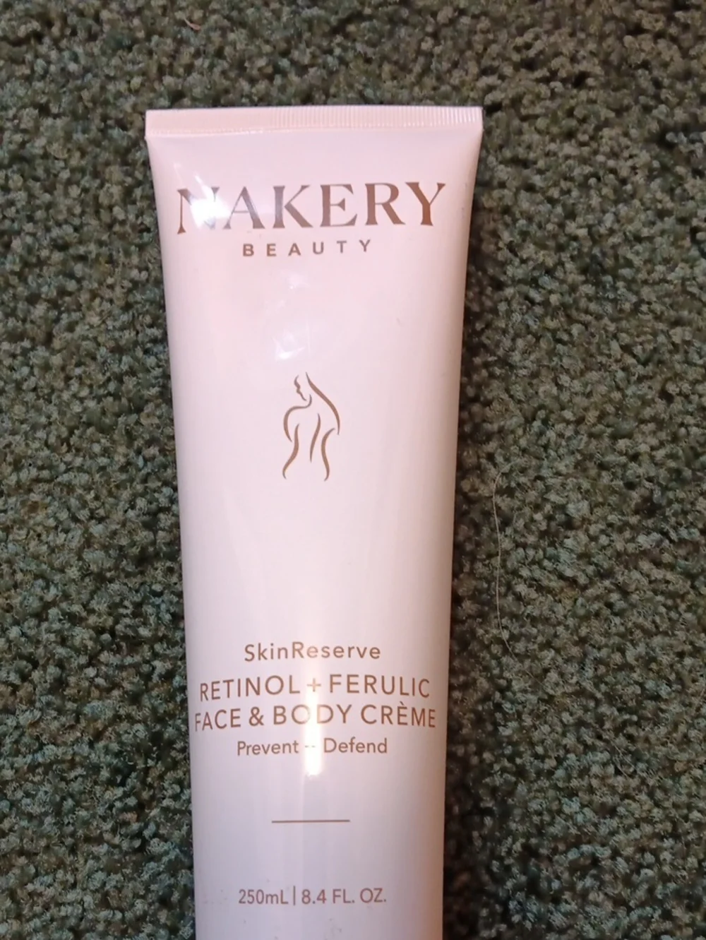Nakery Beauty Retinol + Ferulic Face & Body Crème  8.4oz 250ml.